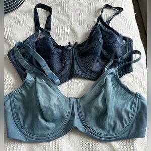 3 Wacoal Bras 38c